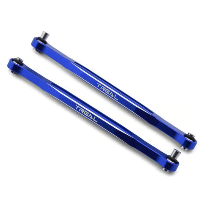 Treal Hobby 7075 Aluminum Steering Toe Link Set for Traxxas X-Maxx (2) Blue