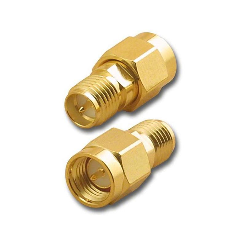Antenna Adaptor Straight SMA Male to RP-SMA Female (Needle to Needle) 1 PCS