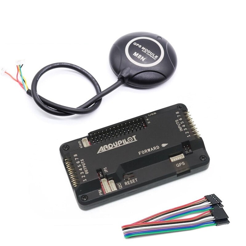 Ardupilot APM2.8 Flight Controller 2.8 APM V2.8.0 FC without Compass+M8N GPS For RC FPV Multicopter Airplane Quadcopter Drone 5607 SET 1