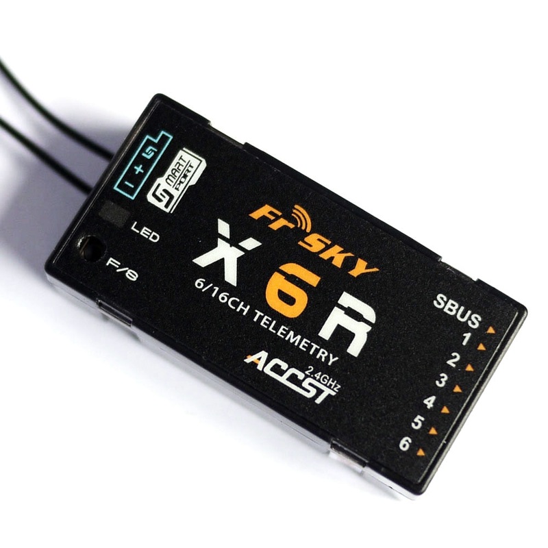 FrSky X6R 6ch 16Ch S.BUS ACCST Telemetry Receiver With Smart Port