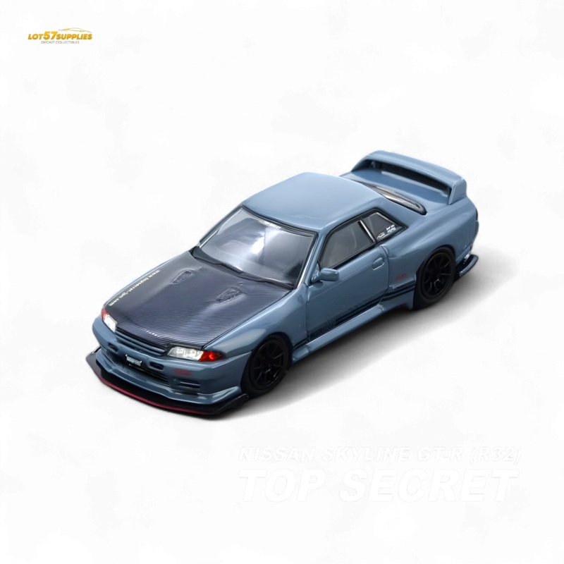 Inno64 TOP SECRET R32 GT-R Stealth Grey 1:64