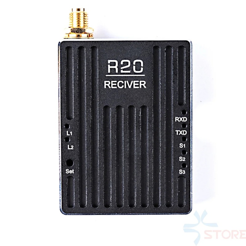 R20 820-845Mhz 100mw-1W VTX - Over 30Km adjustable wireless data link Digital Video Downlink System T20 Transmitter