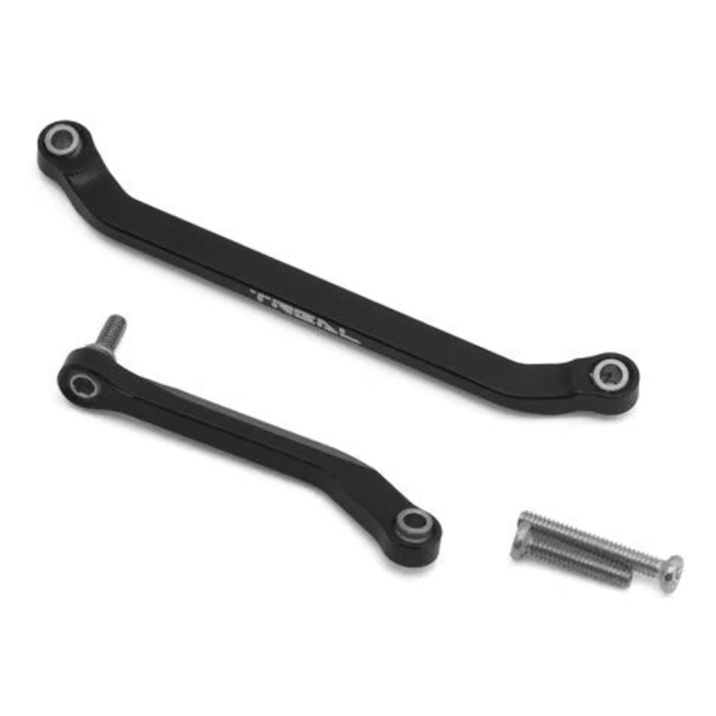 Treal Hobby Axial SCX30 7075 Aluminum Steering Links Set Black