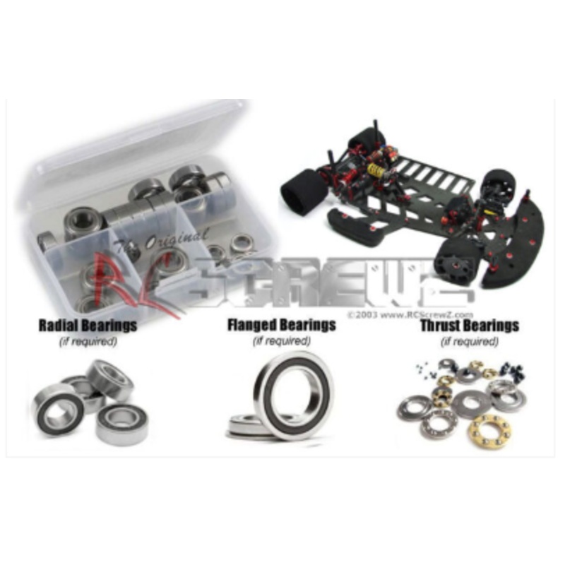 CRC STS Pro/II Nitro 1/10th Rubber Shielded Bearing Kit
