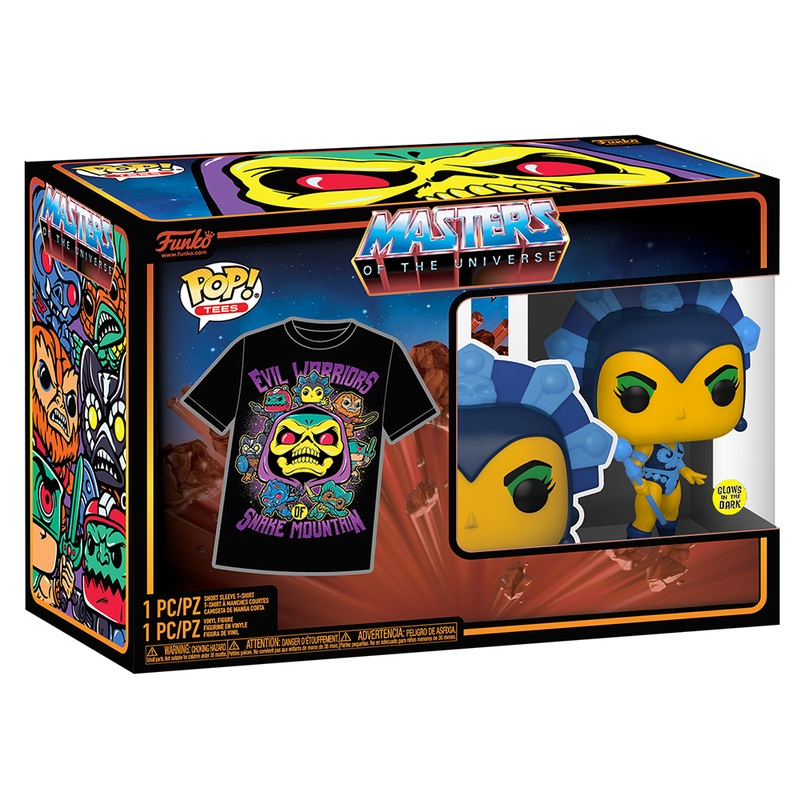 Evil-Lyn (Glow in the Dark) and Evil-Lyn Tee (M, Sealed) 86 - Target Con Exclusive