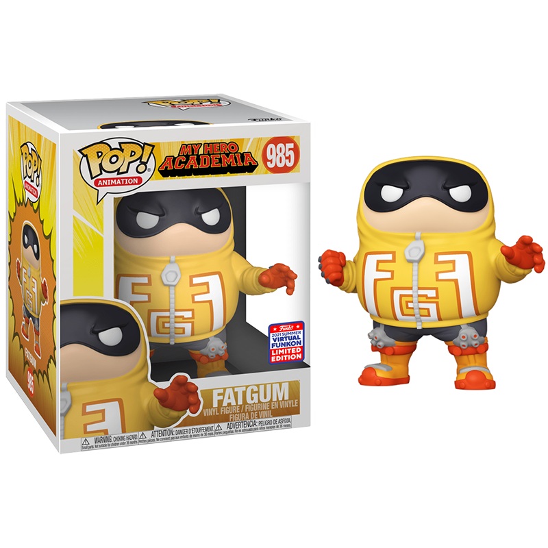 Fatgum (6-inch, My Hero Academia) 985 - 2021 Virtual Funkon Exclusive