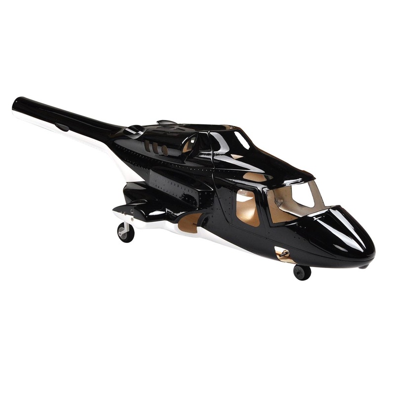 Flight Modal RC Helicopter Airwolf 450 Pre-Painted fuselage for 450 Size Helicopters.Suitable for Almost All 450 Size(325mm Rotor Blade) Helicopters, Such as: Align T-REX450X/XL/SE/SE V2