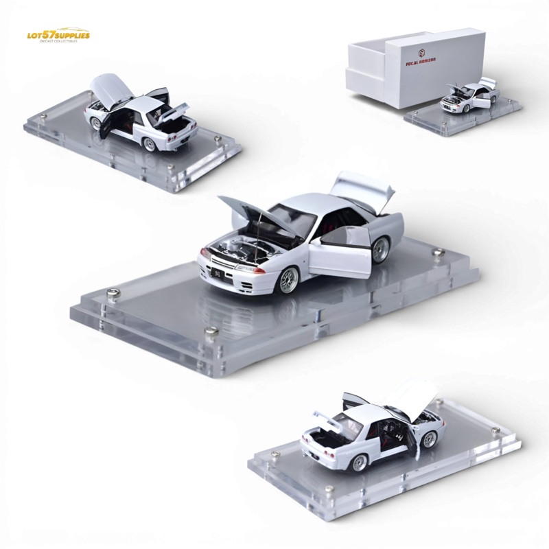Focal Horizon Nissan Skyline GT-R R32 Nismo S-Tune White 1:64