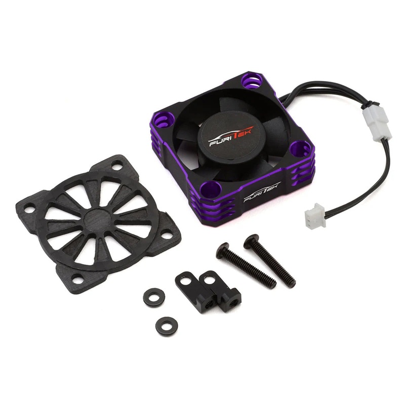 Furitek FUR-2673 AeroSpin 30K Aluminum Fan Kit for SlideTech ESC Black Purple Edition