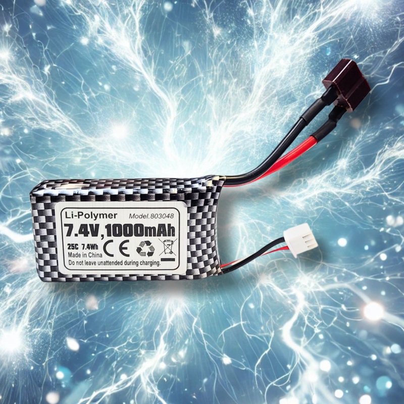 IMEX 2S 1000mAh 7.4V LiPo Battery 25C Compact Power with Deans Connector