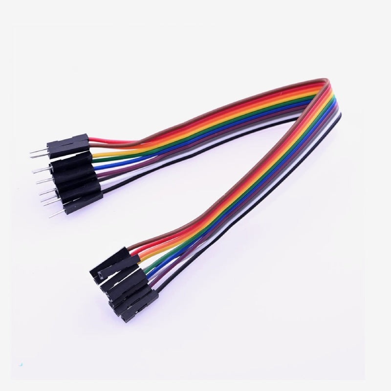Male to Female Connecting Wires / Jumper Wires (Set of 10)