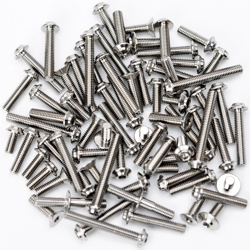 1up Racing Pro Duty Titanium Upper Screw Set - Awesomatix A800RR
