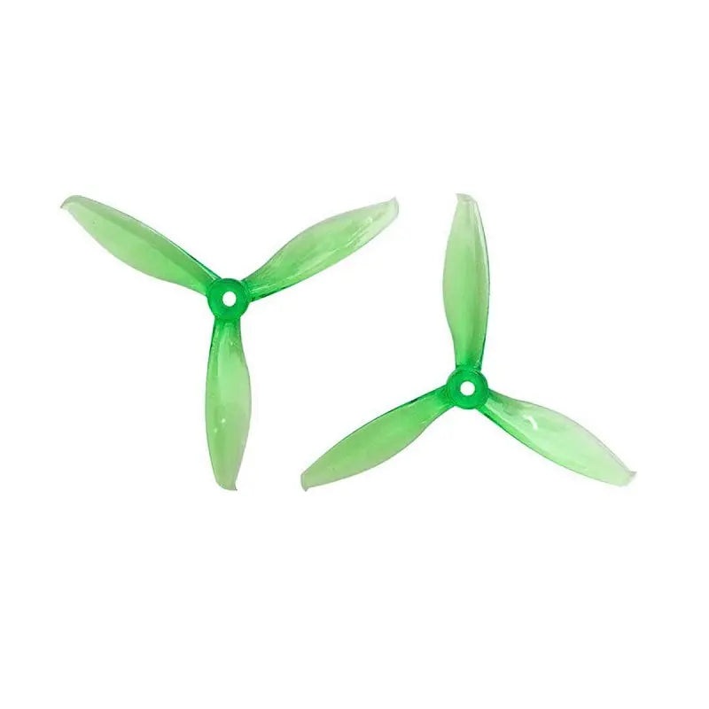 5149 (5.1X4.9) Tri Blade Flash HD 2CW+2CCW - Transparent Green Propeller