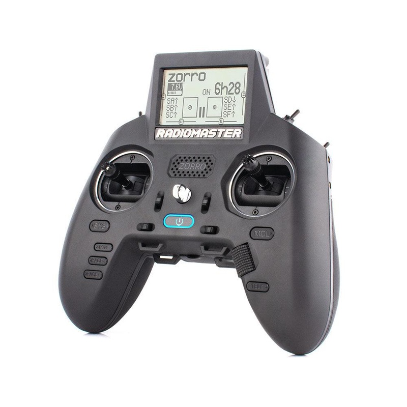 New RadioMaster ZORRO CC2500 JP4IN1 Airplane Remote Control with High Frequency Hall Handle Remote Control CC2500 Mode 2