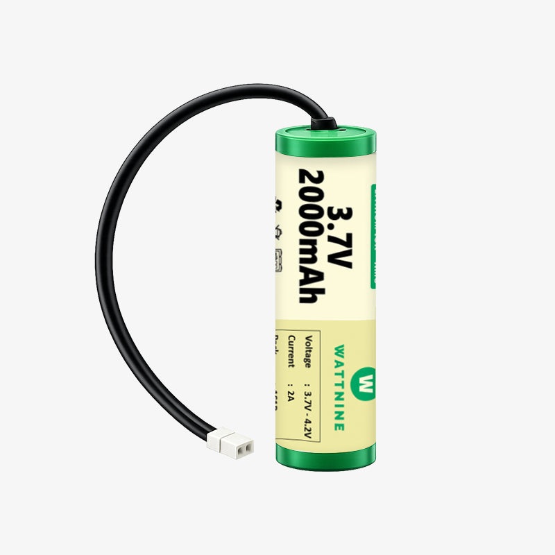 WATTNINE 3.7V 2000mAh Rechargeable Lithium-ion Battery Pack with Warranty for GPS, CCTV, and Commercial Application