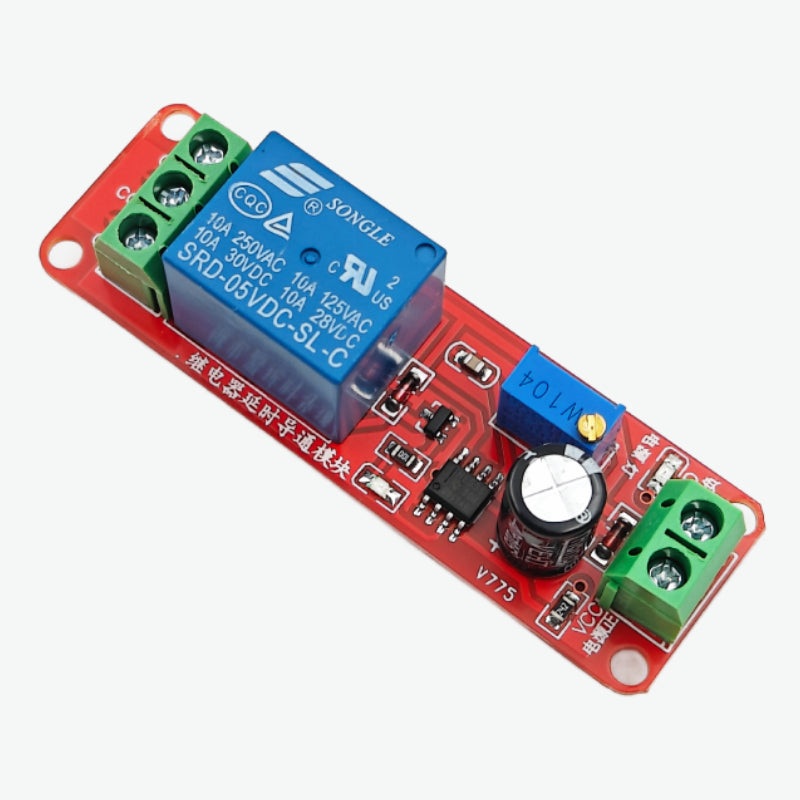 NE555 Delay Timer Switch Adjustable 0-10s 5V Relay Module