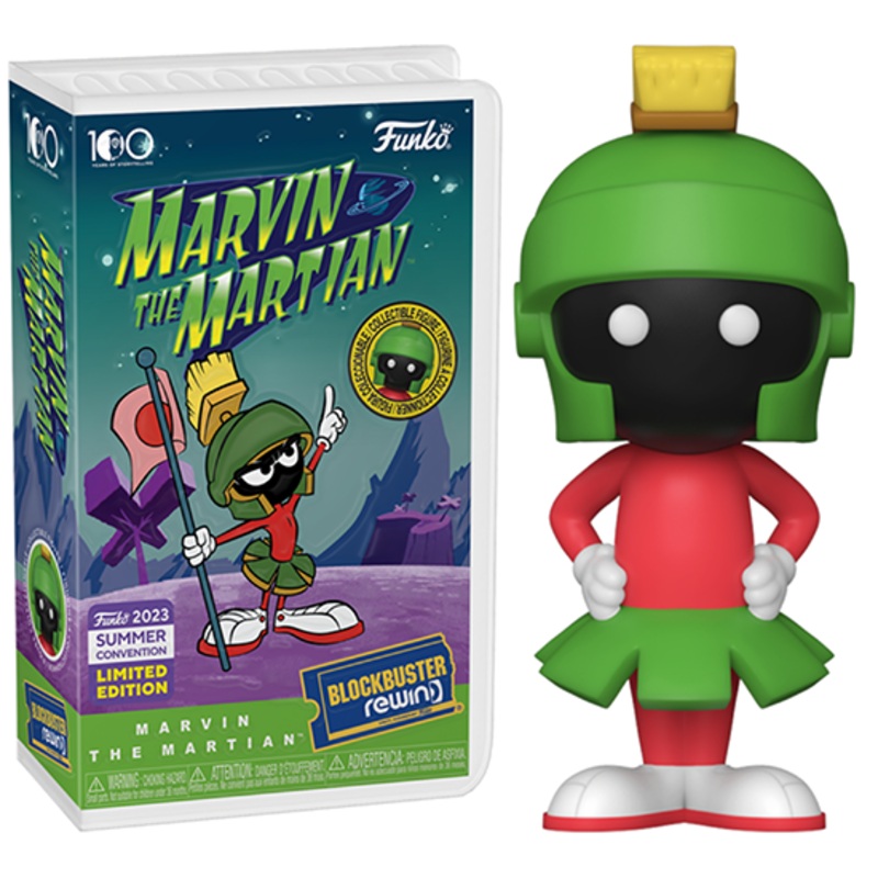 Funko Rewind Marvin the Martian (Sealed) - 2023 Summer Convention Exclusive **Missing Sticker**