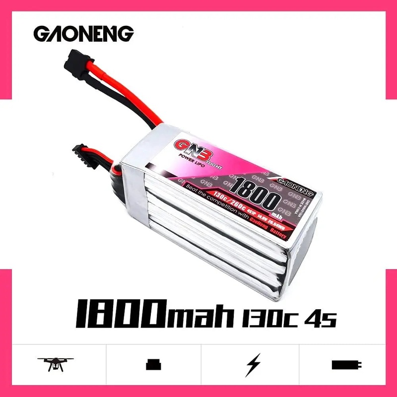 GNB 1800mAh 4S 14.8V 130C XT60U-F