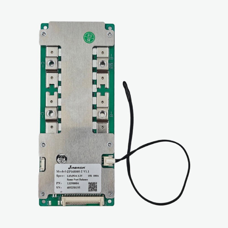 Jiabaida (JBD) LiFePo4 15S 48V 100A Battery Management System - BMS Protection Board