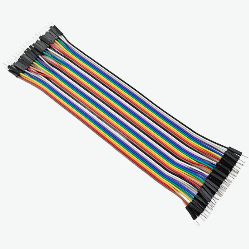 Male to Male Connecting Wires / Jumper Wires (Set of 40)
