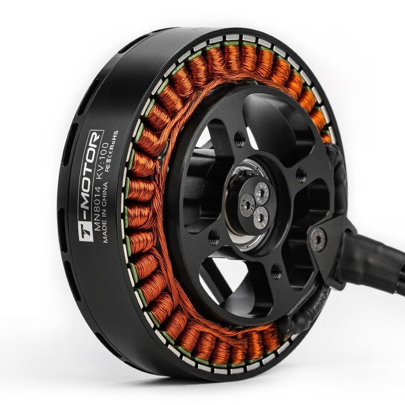T-motor MN8014 KV100 12S Brushless Motor - Max Thrust 13.9KG Antigravity 8014 Outrunner Motor For Multirotor RC Drone VTOL