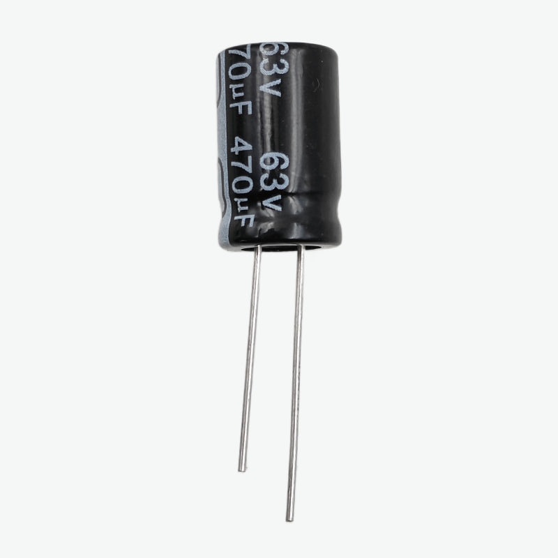 470uF 63V Radial Electrolytic Capacitor - Through Hole Package