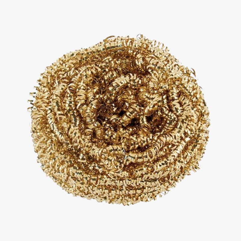 Brass Coated Wool Tip Cleaning Spool