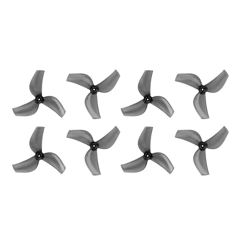 Gemfan 35MMS 3-Blade Propeller (Set of 8) - 1.5mm - Clear Black