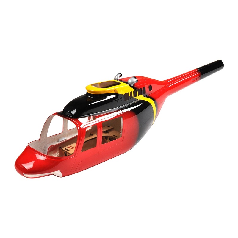 RC Roban Model Helicopter B206 450 Pre-Painted fuselage for 450 Size Helicopters.Suitable for Almost All 450 Size(325mm Rotor Blade) Helicopters, Such as: Align T-REX450X/XL/SE/SE V2 Red Black