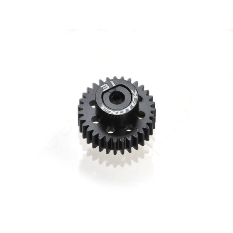 Exotek Racing 1772 Flite 31T 48P Pinion, Black Pom w/ Alloy Collar