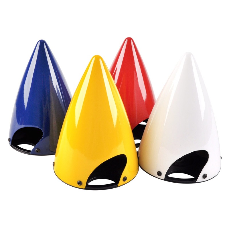ZYHOBBY Pointed Carbon Fiber Cone Spinner Propeller Cover For 2 Blades For RC Airplane Model ''2.75'' 3.0" 3.5''4.5''5.0" 5.5'' inch 3 inch white