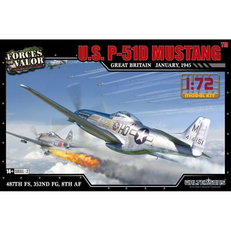 1:72nd Kit US P-51D Mustang - Great Britain, January of 1945