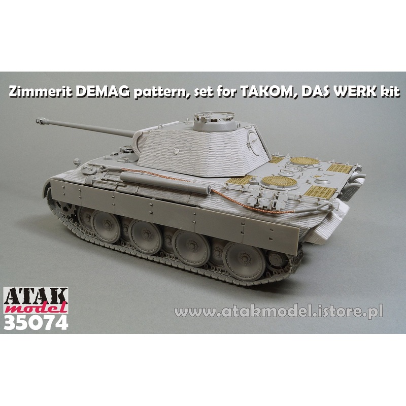 ATAK 35074 Zimmerit fr PantherA early DEMAG - Takom/Das Werk