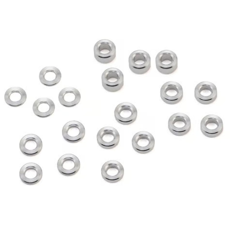 Hot Racing HRASPC3005 M3 Aluminum Standoff Spacer Set (0.5, 1, 1.5, 2, 3mm)