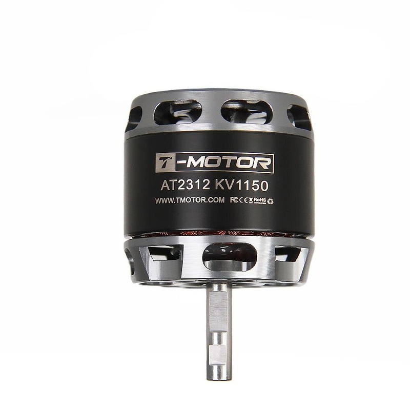 T-MOTOR AT2312 Long Shaft KV1150 1400KV brushless motor Max Thrust 1.3KG for fixed wing rc drone KV1150