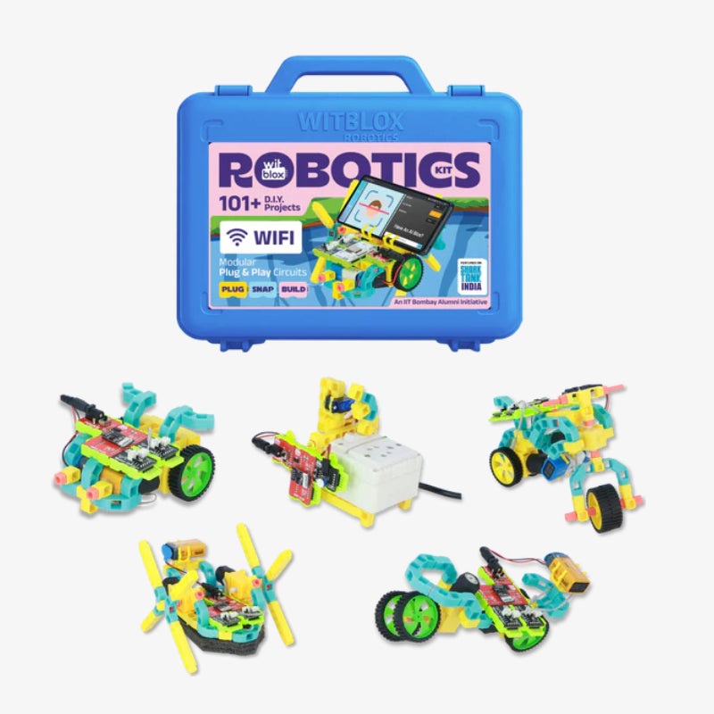 WitBlox Robotics Kit with WiFi (IoT) Edition to Build 101+ DIY Projects
