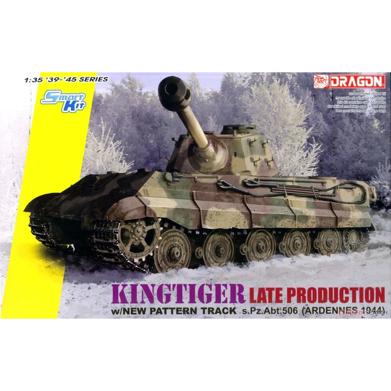 Dragon 6900 1/35 Kingtiger Late Production w/New Pattern Track s.Pz.Abt.506 ((Ardennes 1944)