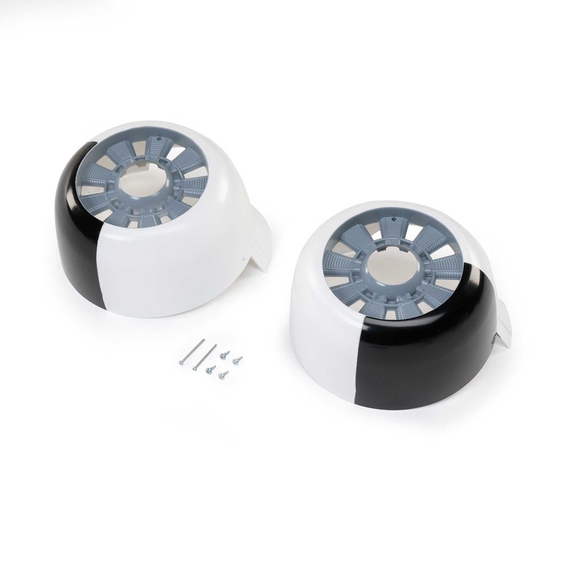 Left and Right Cowling Set White: RC-45J 1.5m
