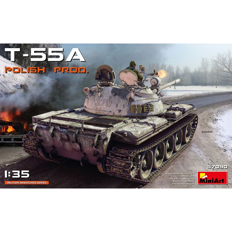 MiniArt 37090 1/35 T-55A Polish Production