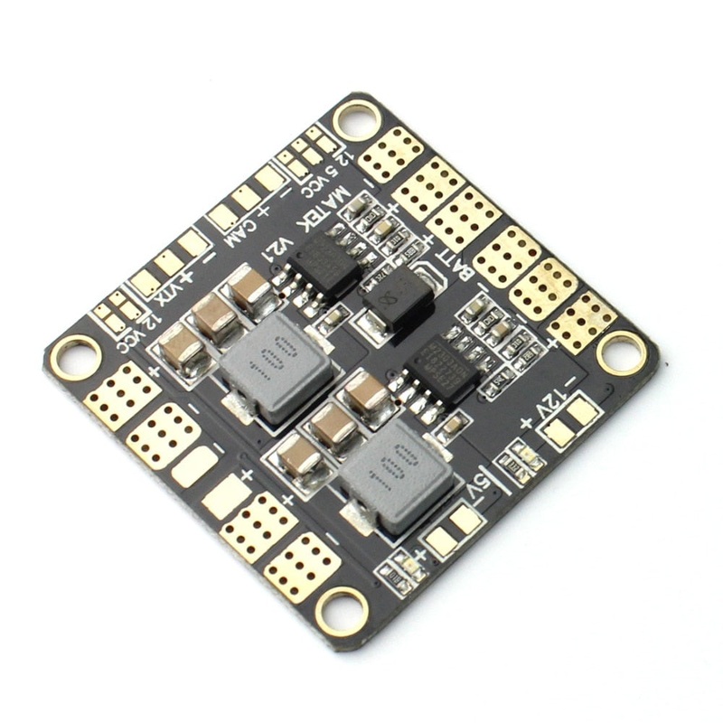 QWinOut Mini Power Hub Power Distribution Board PDB with BEC 5V & 12V for FPV QAV250 ZMR250 Multicopter Quadcopter