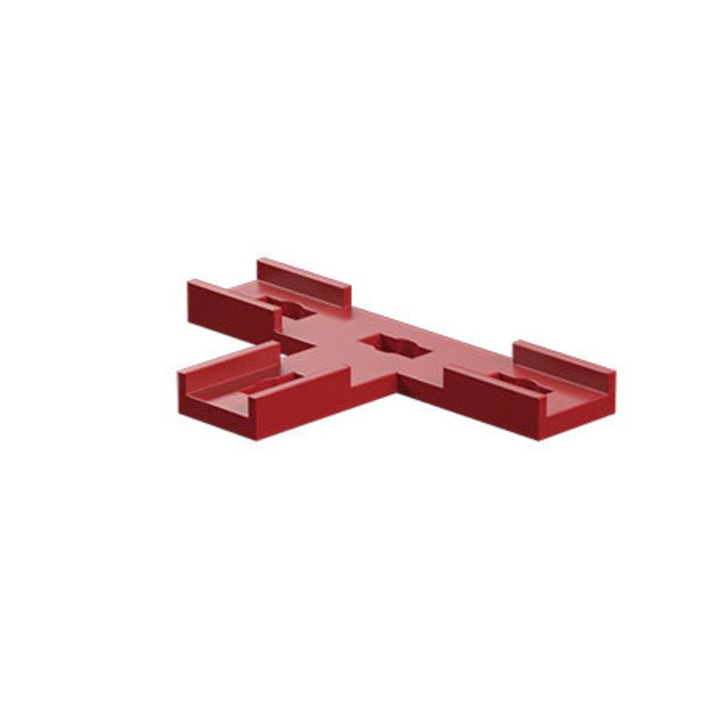 T-shaped lug, red