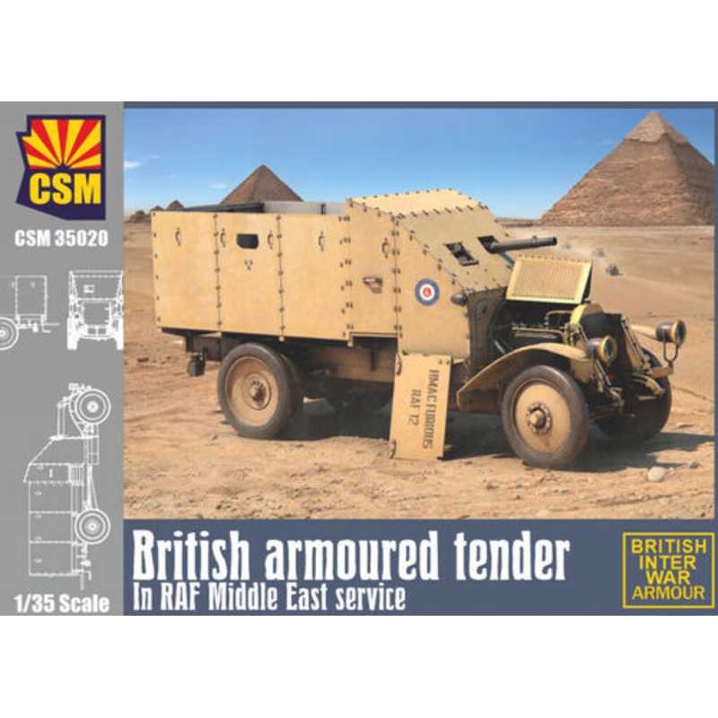 Copper State Models 35020 1/35 British Armoured Tender in RAF Middle East service