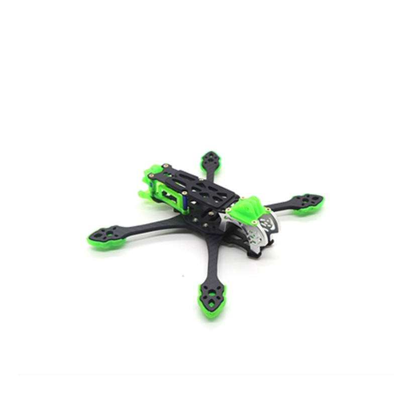 QWinOut MAK5 O3 Carbon Fiber Frame For O3 Air Unit Quadcopter Frame Kit w/ 5.5mm Arm With Naked For Hero 8 10 Action Camera Red