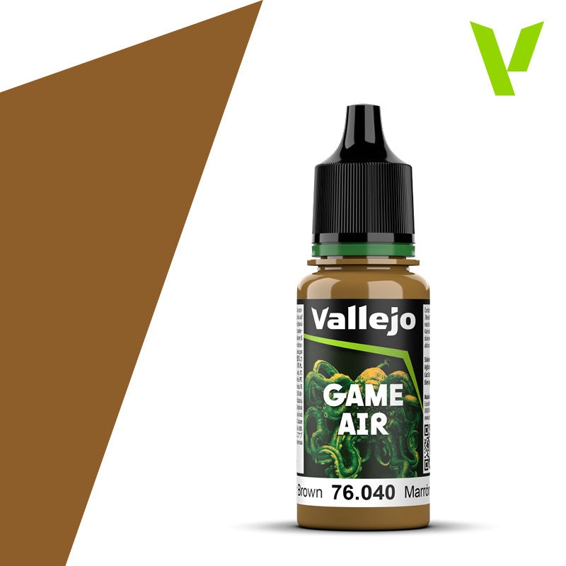 Vallejo Game Air 040 - 18ml. Leather Brown