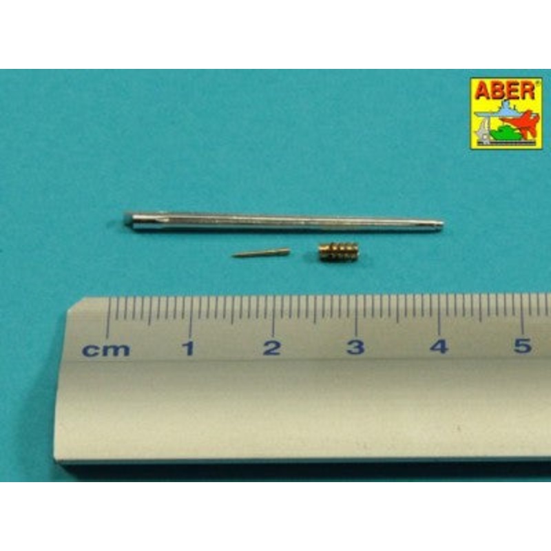 ABER 35L292 1/35 25mm M242 Bushmaster Ribbed Chain Gun Barrel 7,62mm M240 Machine Gun Barrel Used on Late M2A3 Bradley or LAV-25