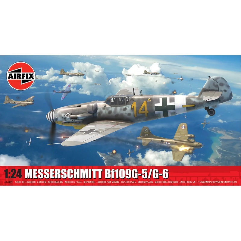 Airfix 1/24 Messerschmitt Bf109G-5/6 Kit A17003