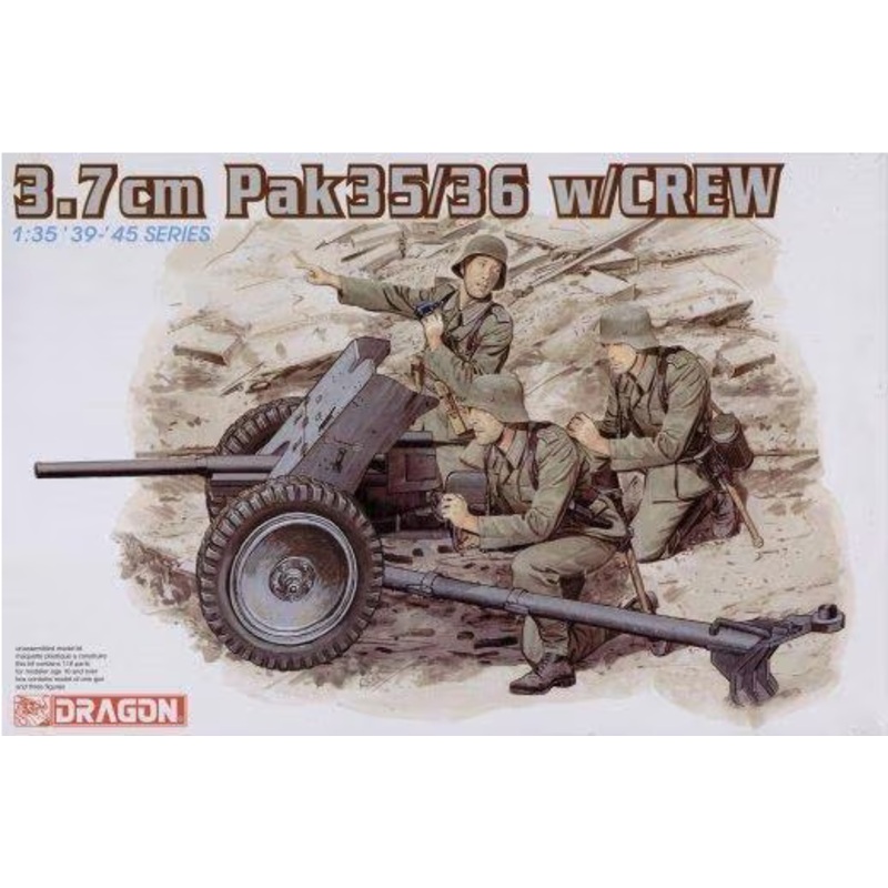 Dragon 6152 1/35 3,7cm Pak35/36 with crew