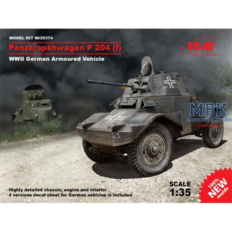 ICM 35374 1/35 Panzersphwagen P 204 (f)