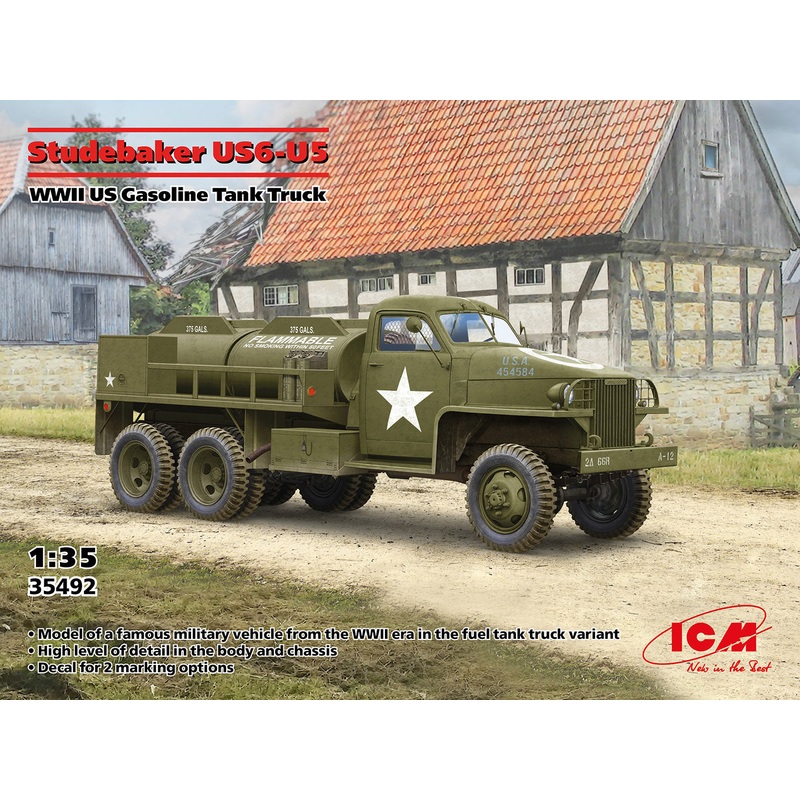 ICM 35492 1/35 Studebaker US6-U5 WWII US Tank Truk