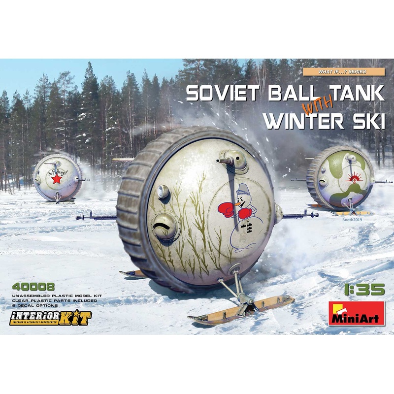MiniArt 40008 1/35 Soviet Ball Tank with Winter Ski & Interior